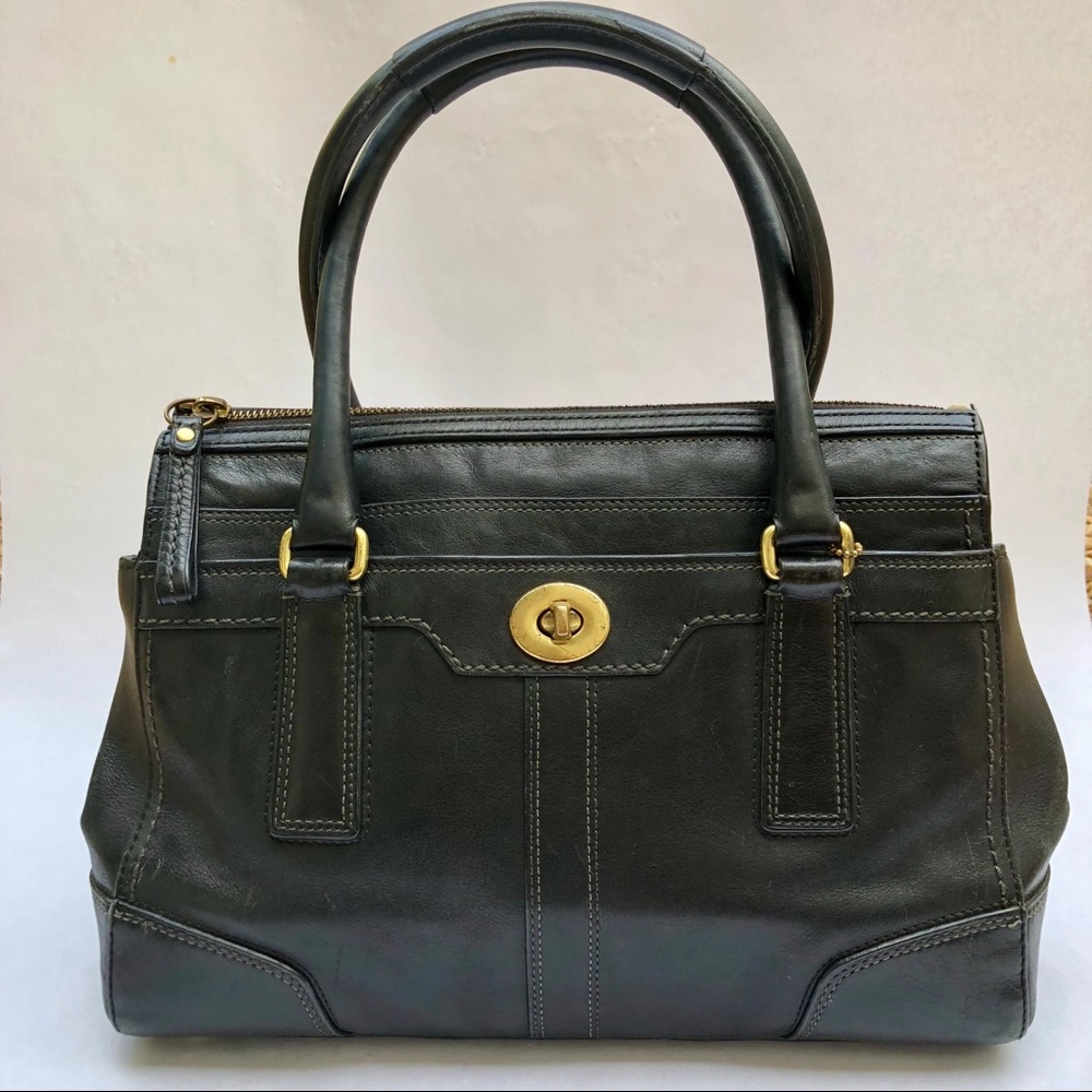 Coach Purse in Black Leather